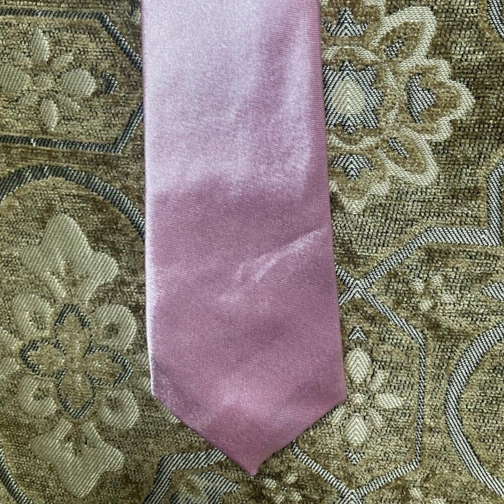 Pink Tie Men Fashion Neck Tie Slim Fit Ties Skinny Fancy Wedding Tie New